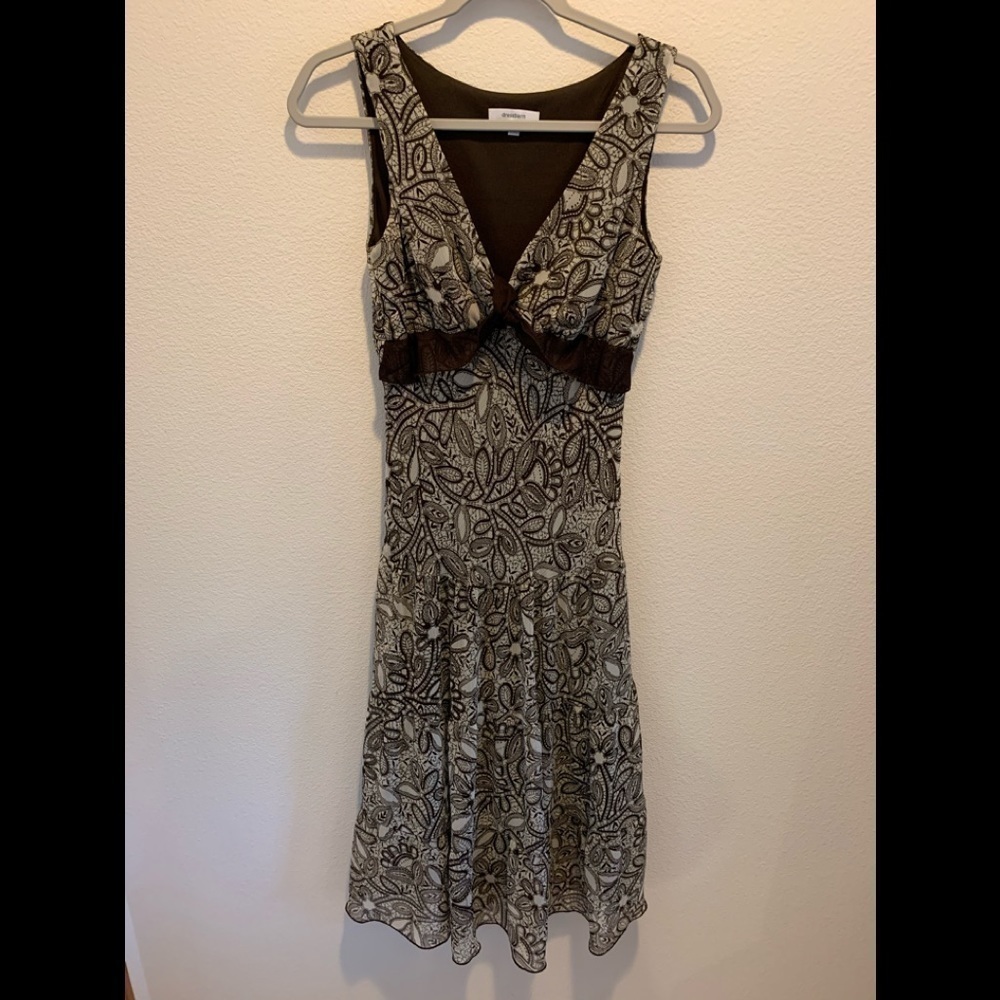 Sleeveless summer midi contemporary floral print/4